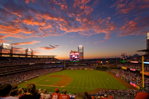 Citizen's Bank Park at sunset - Picture of Citizens Bank Park